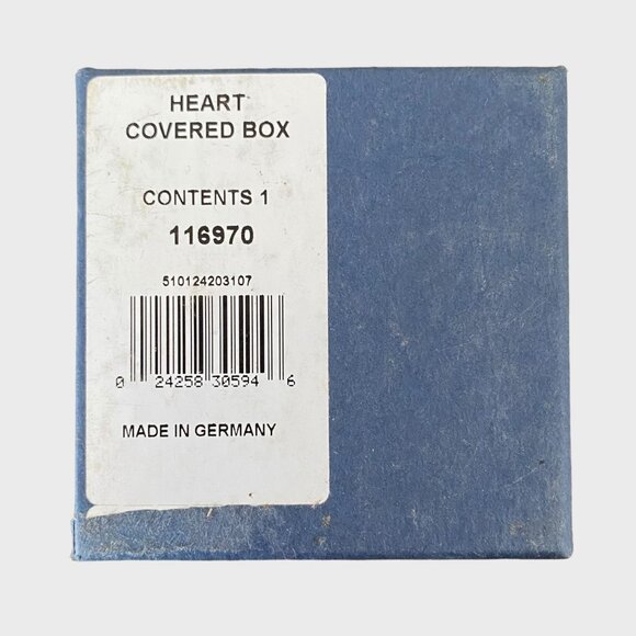 Marquis Waterford Crystal Covered Heart Box 3'' Jewelry Trinkets New Opened Box - Picture 11 of 14